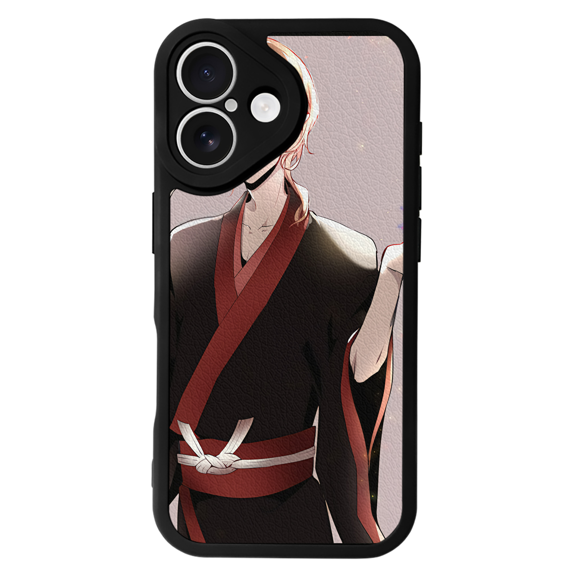 （画像用） 文豪ストレイドッグス Bungo Stray Dogs 【iPhone 16シリーズ対応】シリコンスマホケース（レザー調） 材質：シリコン
